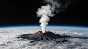 Mare Magnum | Animación en HD con las fotografías del volcán Sarychev desde el espacio