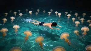 Mare Magnum | Bañándose entre medusas