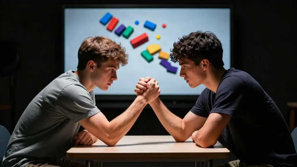 Mare Magnum | Tresling = Tetris + Arm Wrestling