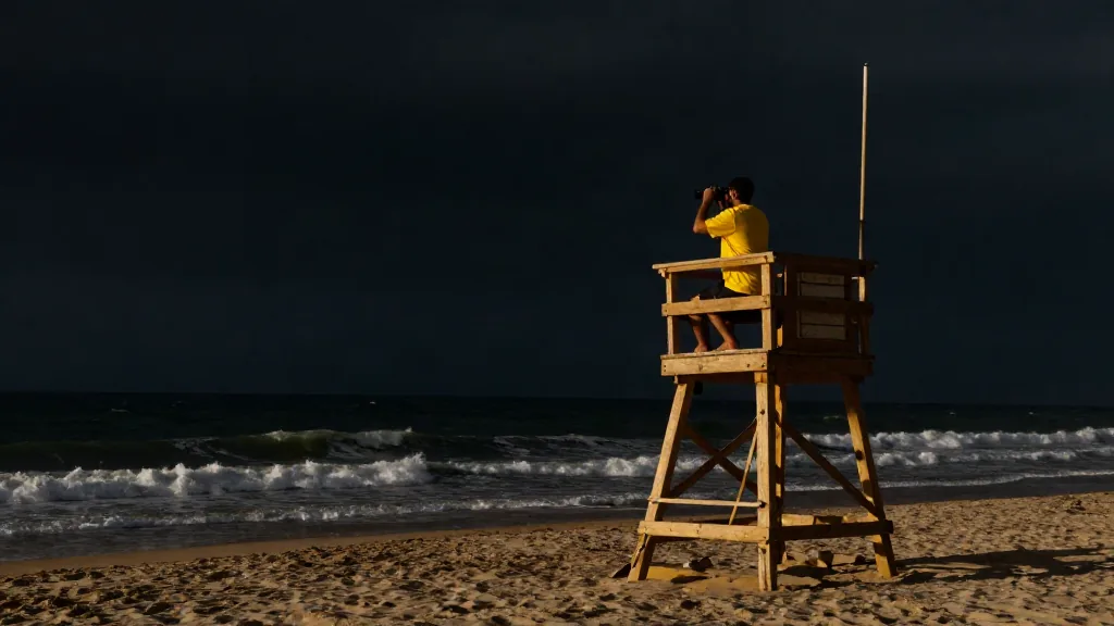 Mare Magnum | El vigilante de la playa