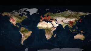 Mare Magnum | Mapa de las detonaciones nucleares en el mundo desde 1.945