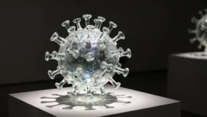 Mare Magnum | Las esculturas en cristal de virus y bacterias de Luke Jerram