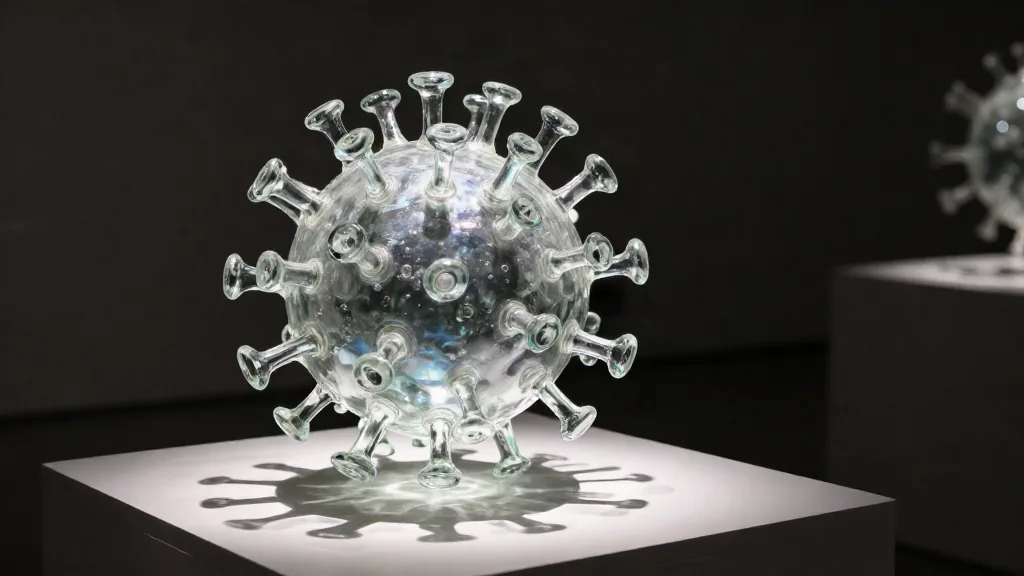 Mare Magnum | Las esculturas en cristal de virus y bacterias de Luke Jerram