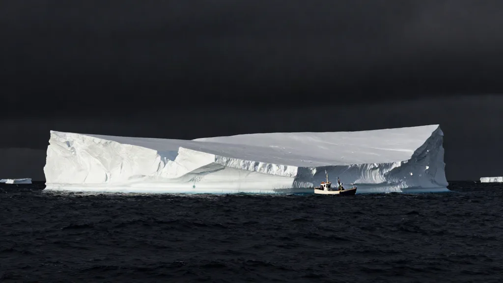 Mare Magnum | Divisan un iceberg a la deriva del tamaño de 7 campos de fútbol en Australia