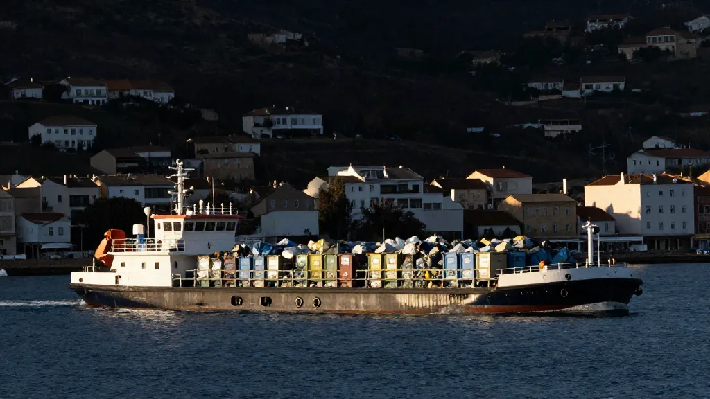 La ciudad española cuya basura hace un viaje en barco todas las semanas