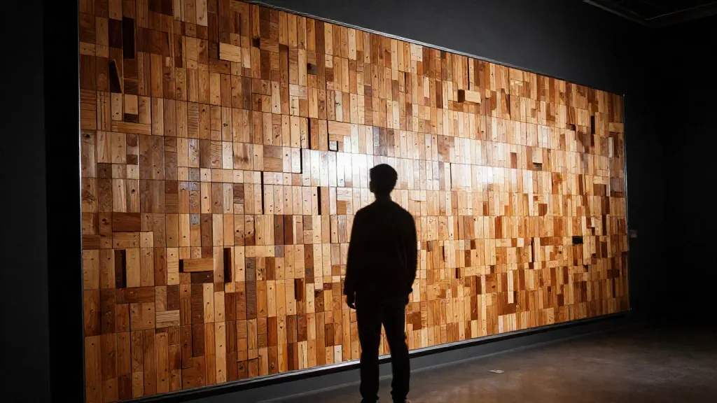 El espejo de madera de Danny Rozen