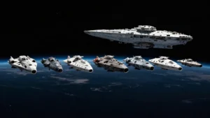 Comparación a escala de las más famosas naves de Ciencia Ficción