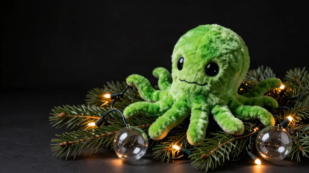 Un muñeco de Cthulhu para felicitar las fiestas