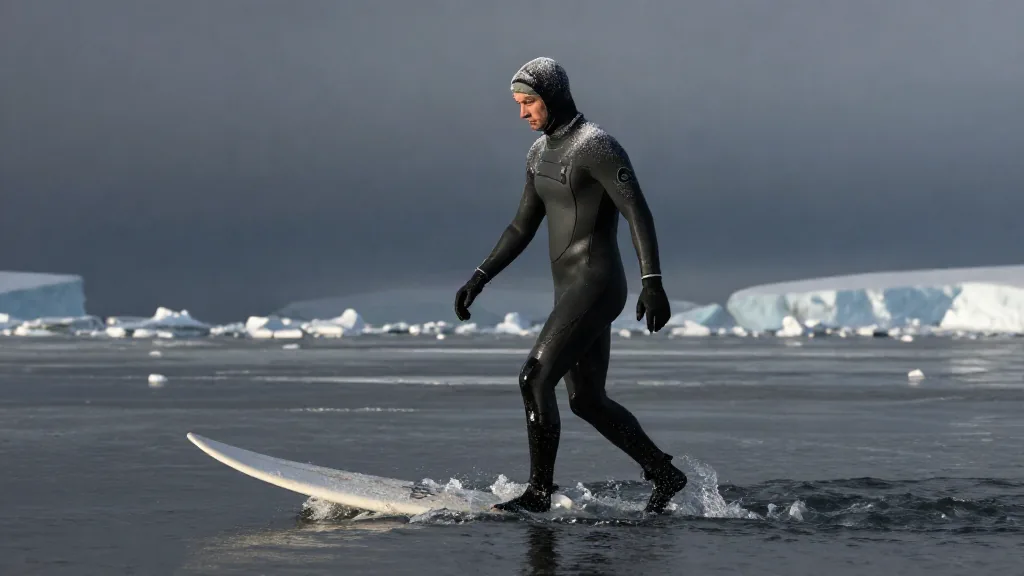 Los efectos causados por hacer surf a -35ºC