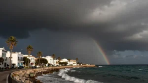 Espectaculares tornados en Mallorca