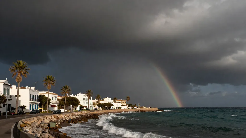 Espectaculares tornados en Mallorca