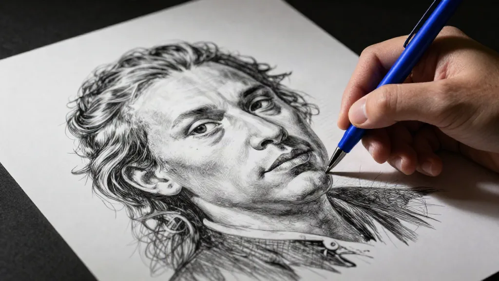 Juan Francisco Casas: cuadros hiperrealistas con un bolígrafo