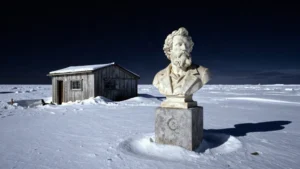 Encuentran un busto de Lenin en la Antártida