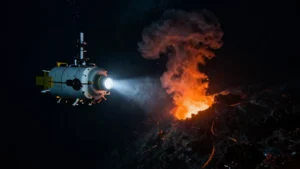 La primera grabación de una erupción volcánica submarina