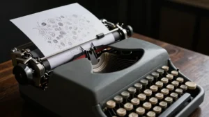 Mare Magnum | Arte con una máquina de escribir